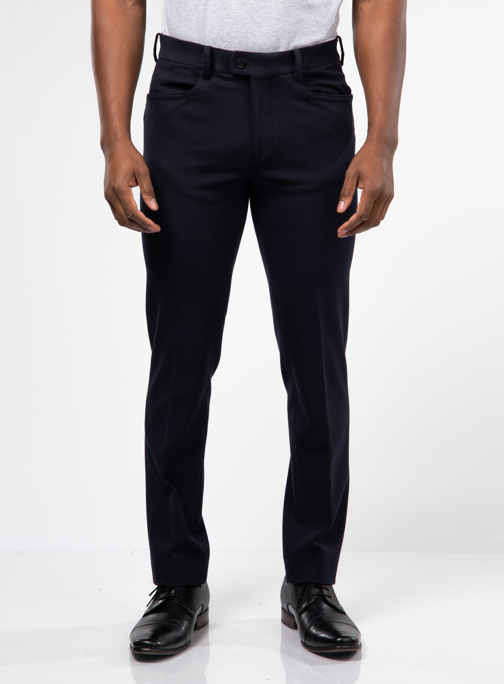 Express Men's Slim Fit Black Workwear Pants 33x30 Straight Leg Cotton 