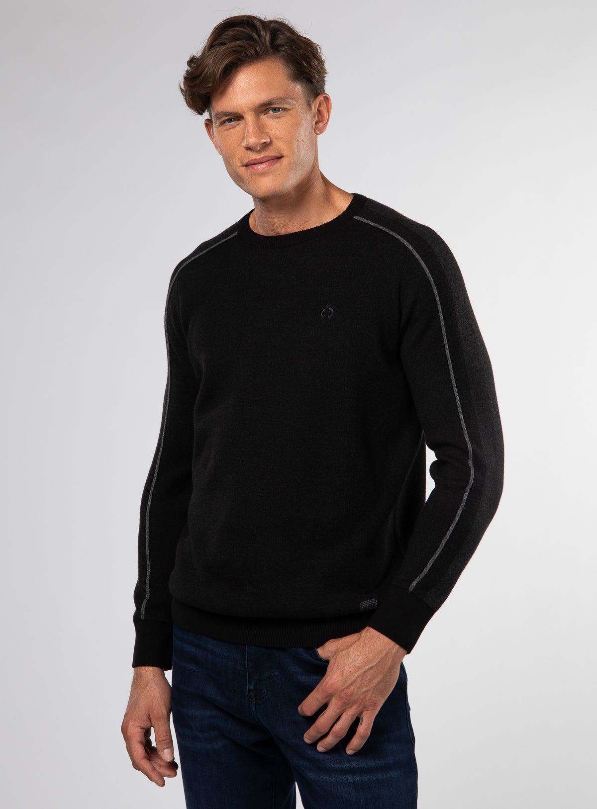 Crew neck black clearance sweater