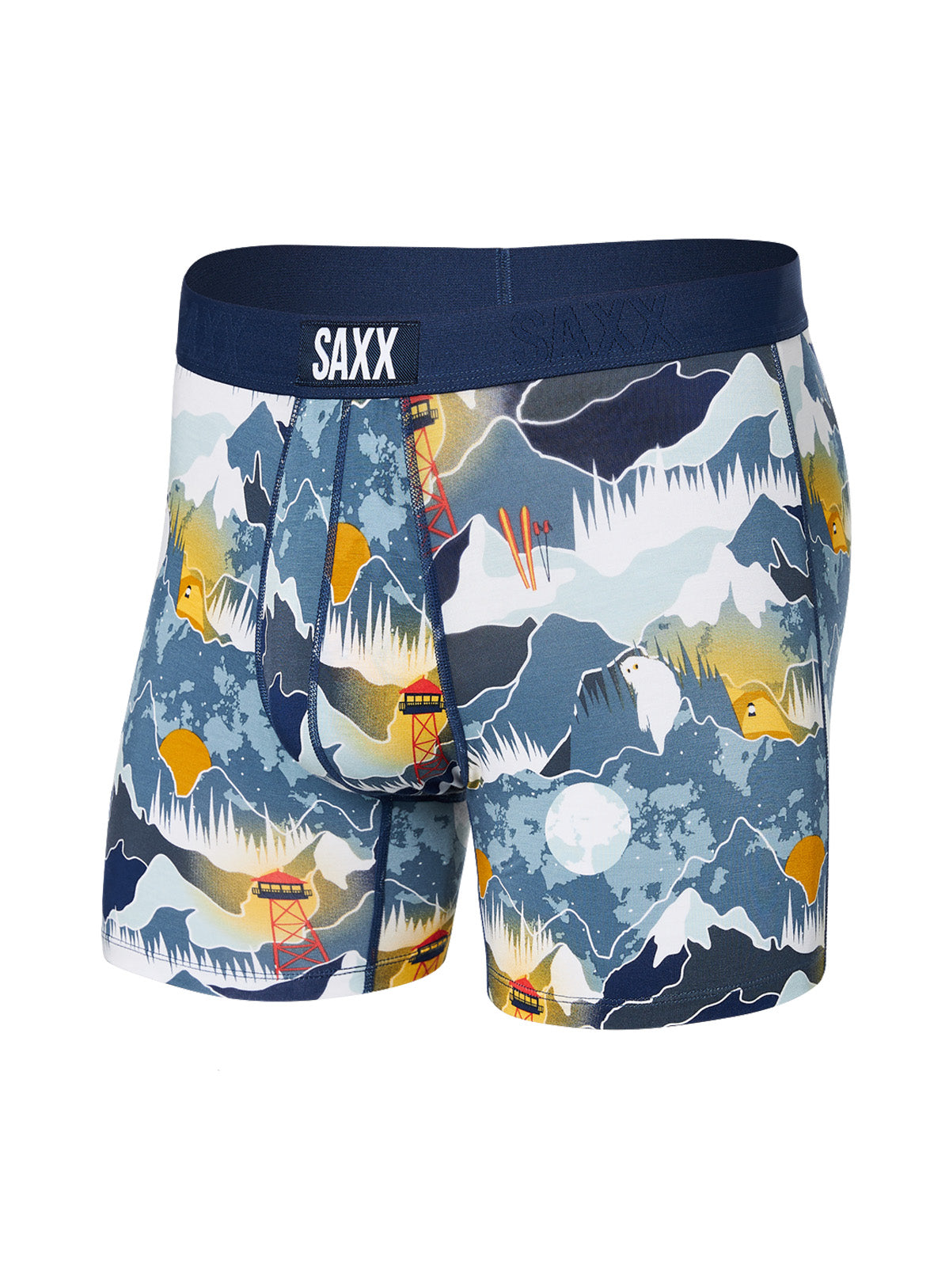 Mountains Print Boxer Underwear