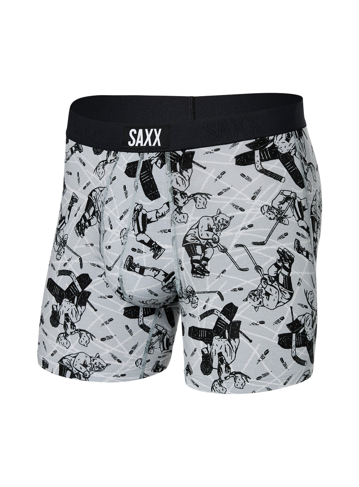 Hockey Print Boxer Underwear