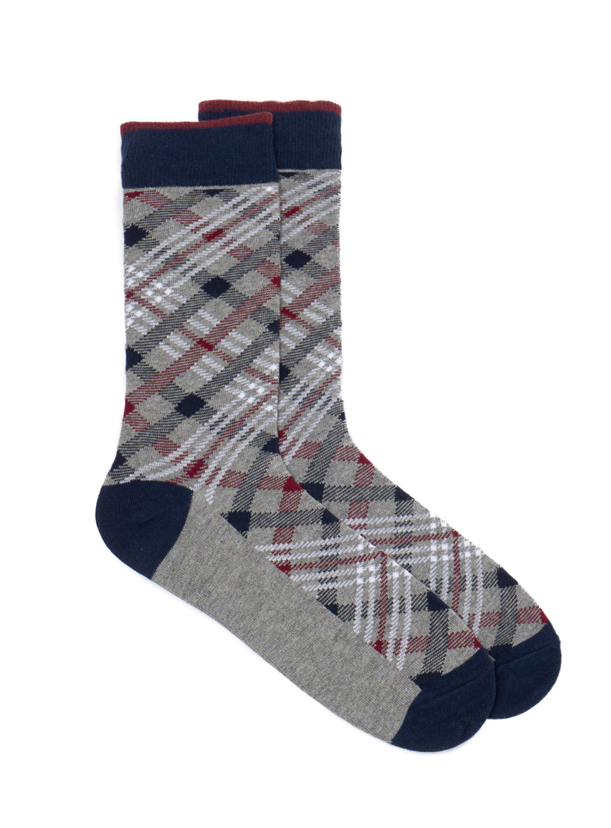 Mens long 2024 grey socks