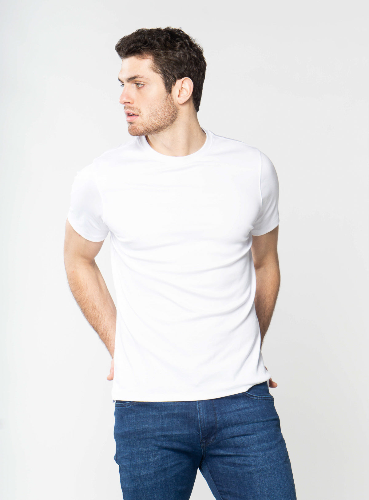 Pima Cotton Crew Neck T Shirt