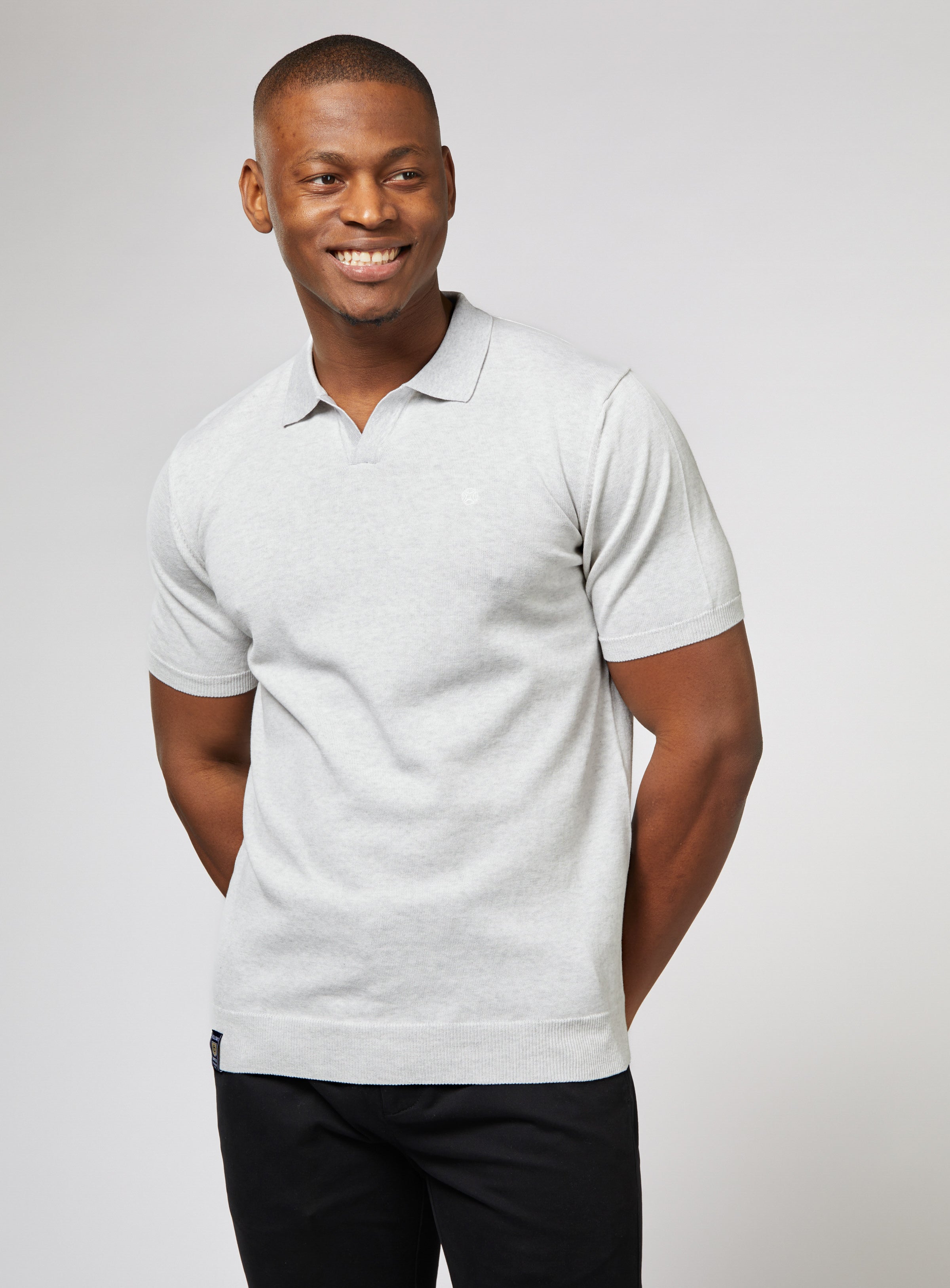 Solid Knit Polo for men - Fellows United