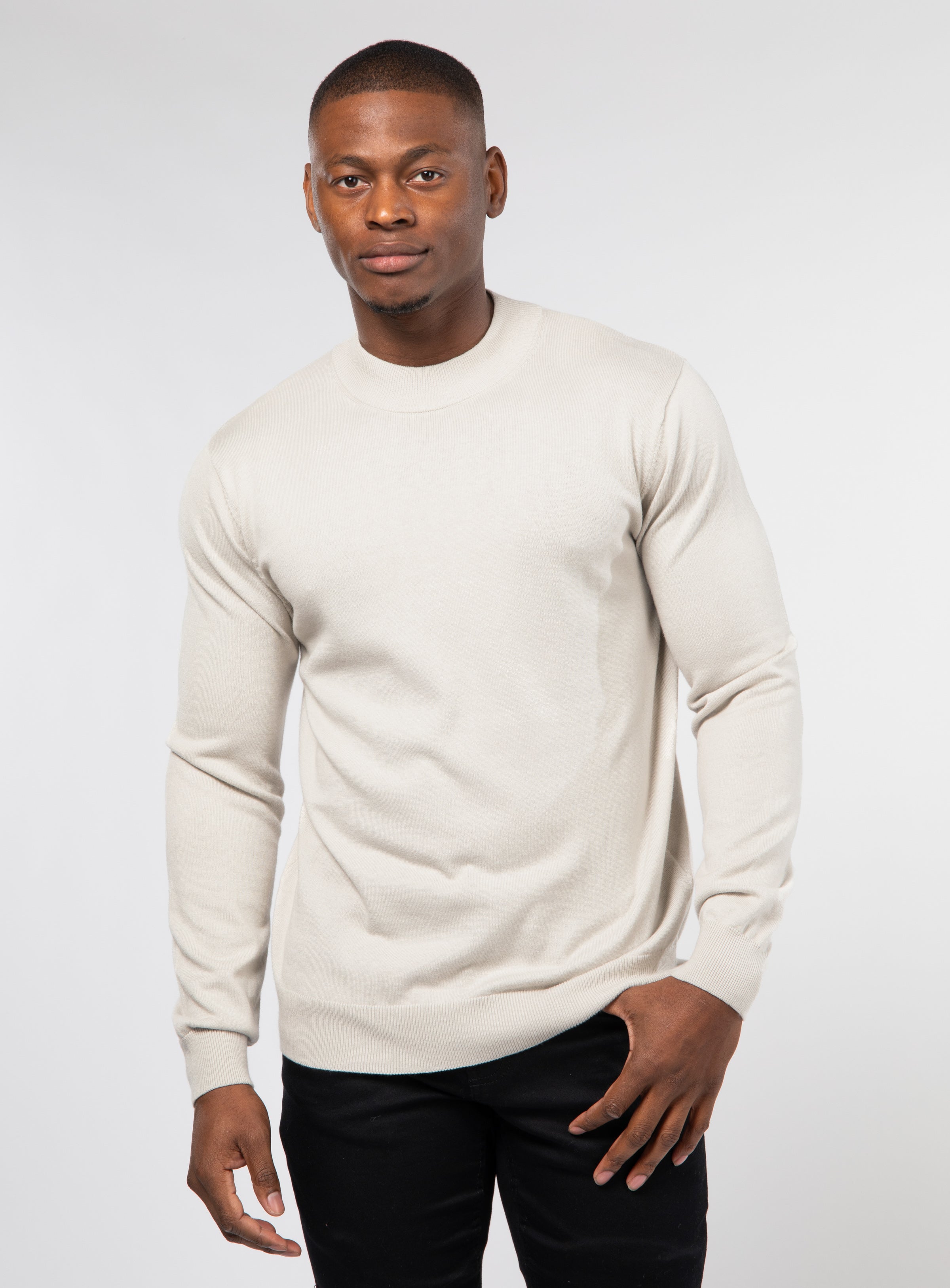 Mock Neck Sweater for men Anthony of London