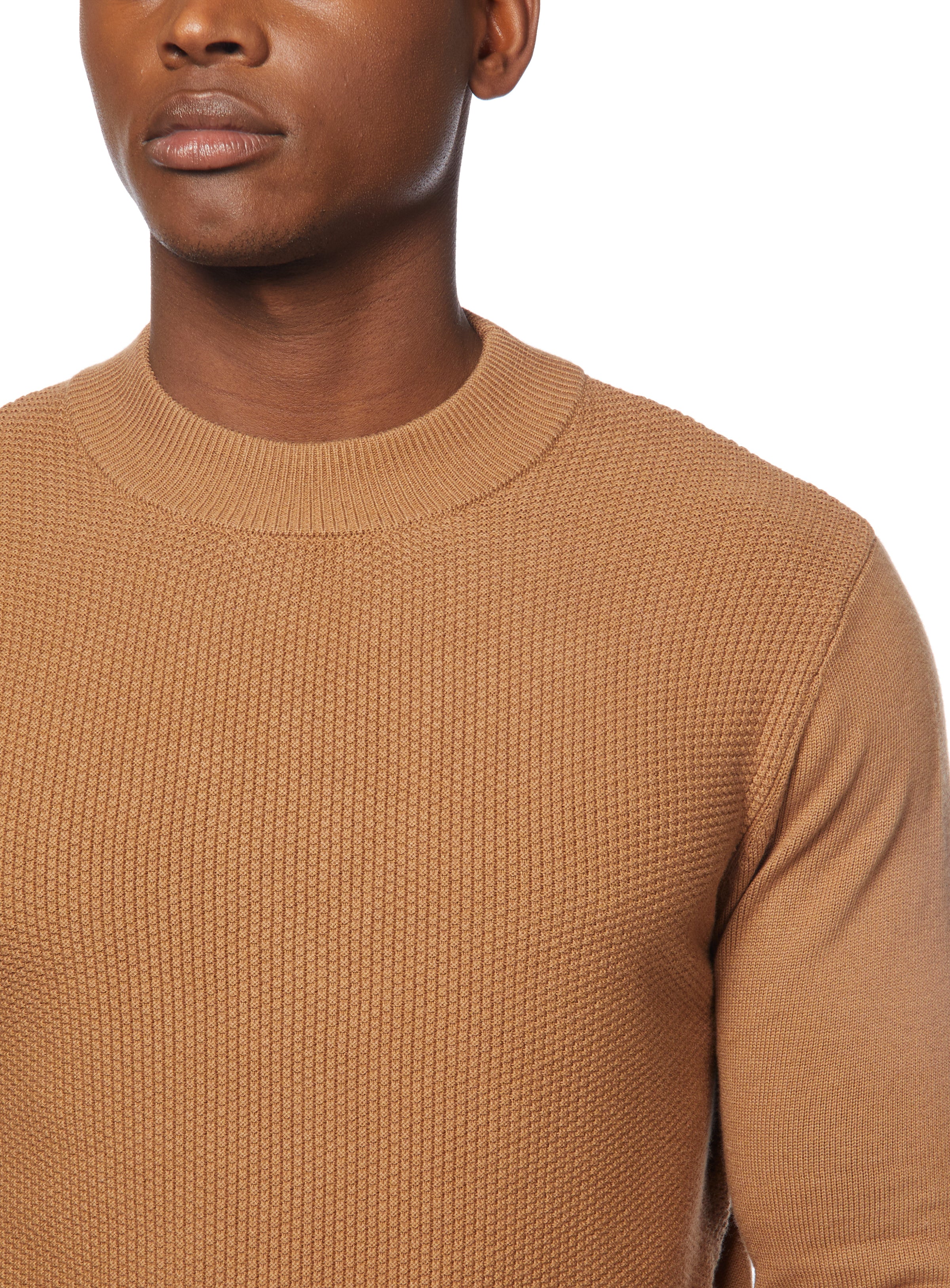 Mock neck men's sweater best sale