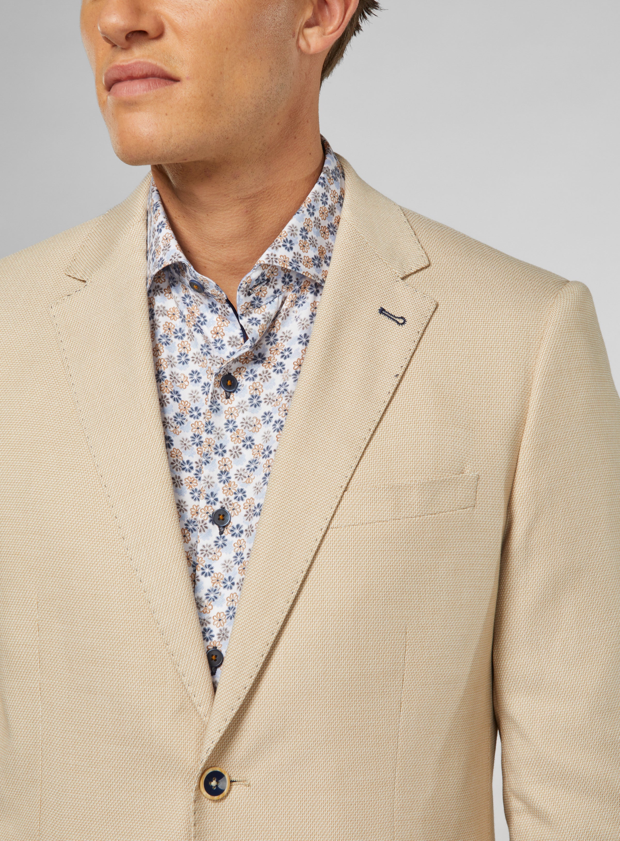 Neat Beige Sport Jacket