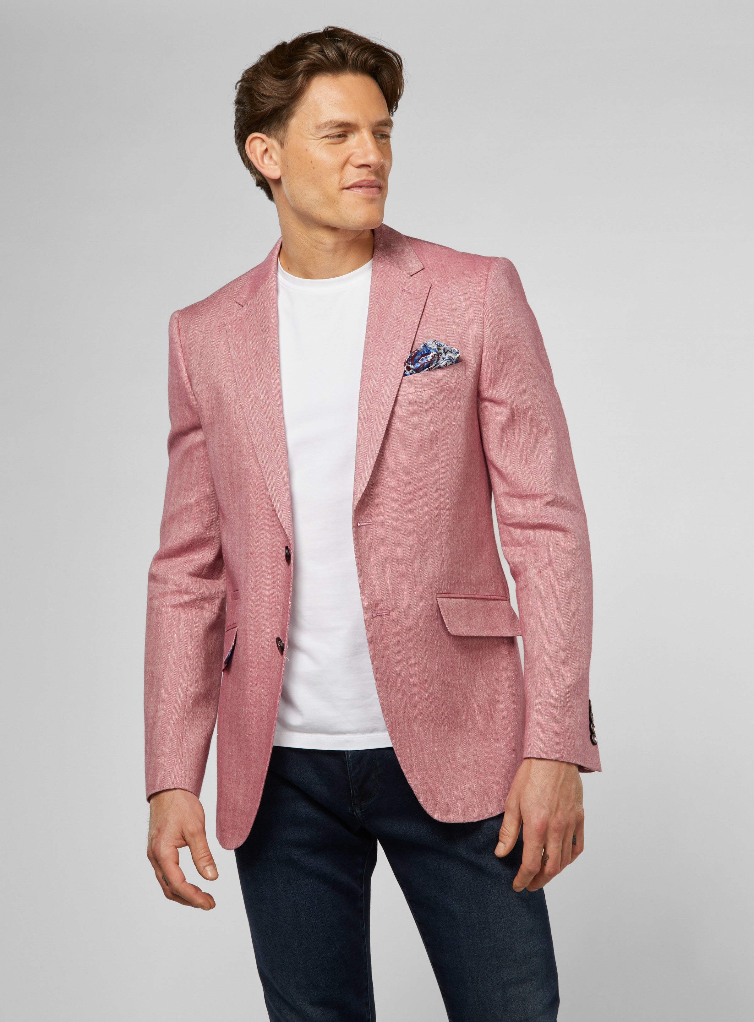 Pink sports store jacket mens