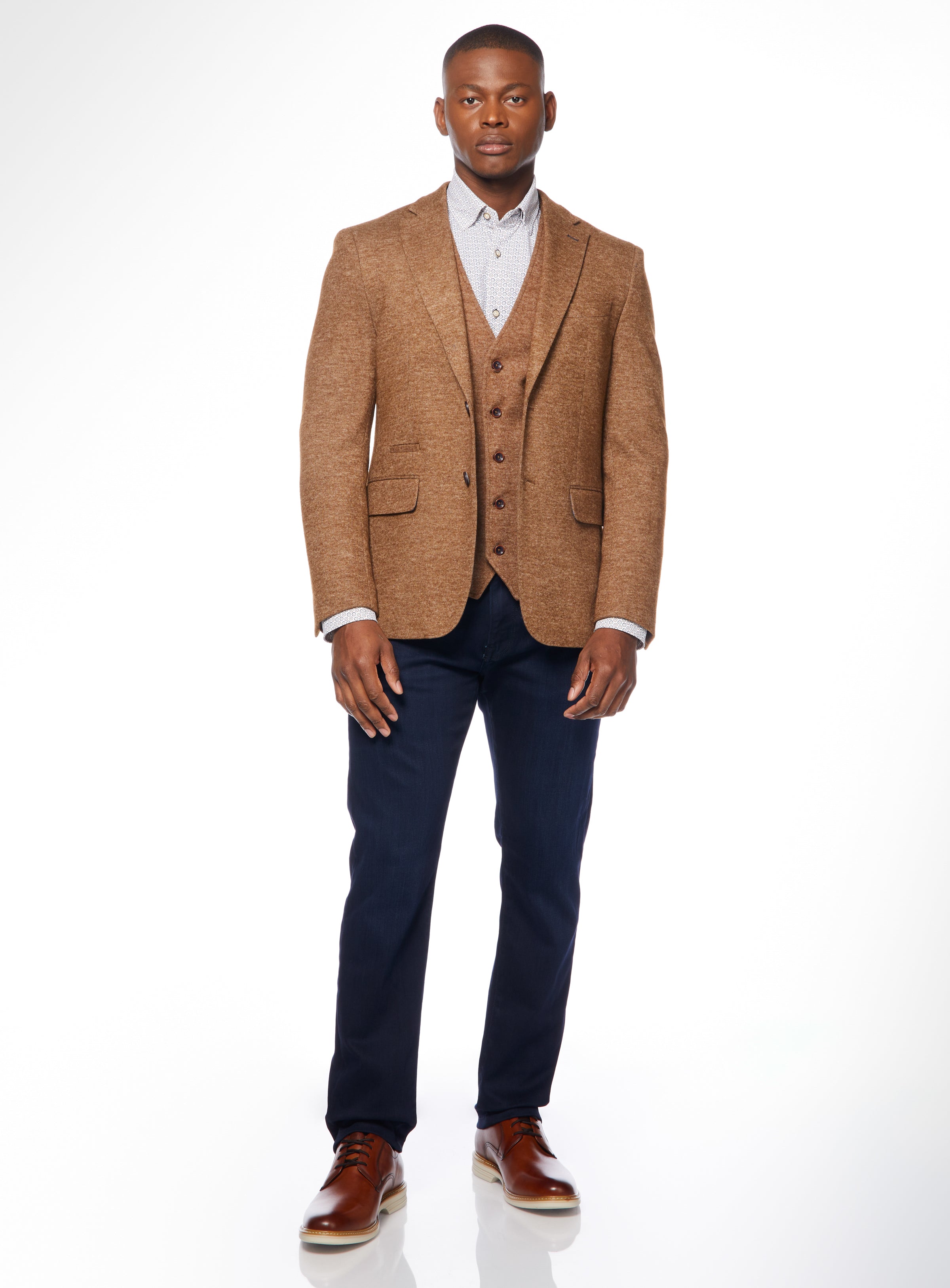 Knit sport coat outlet