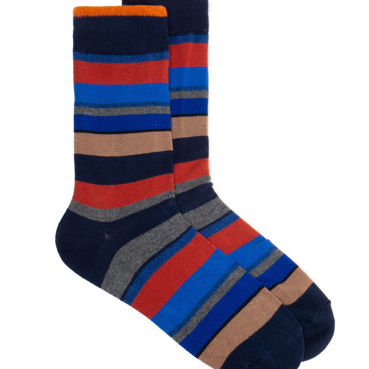Striped Black Socks for men - Anthony of London